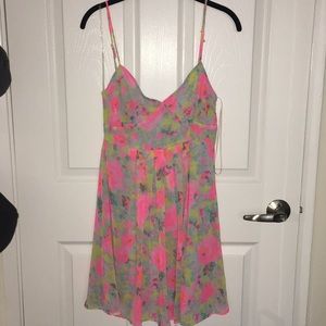 Multi color mini dress